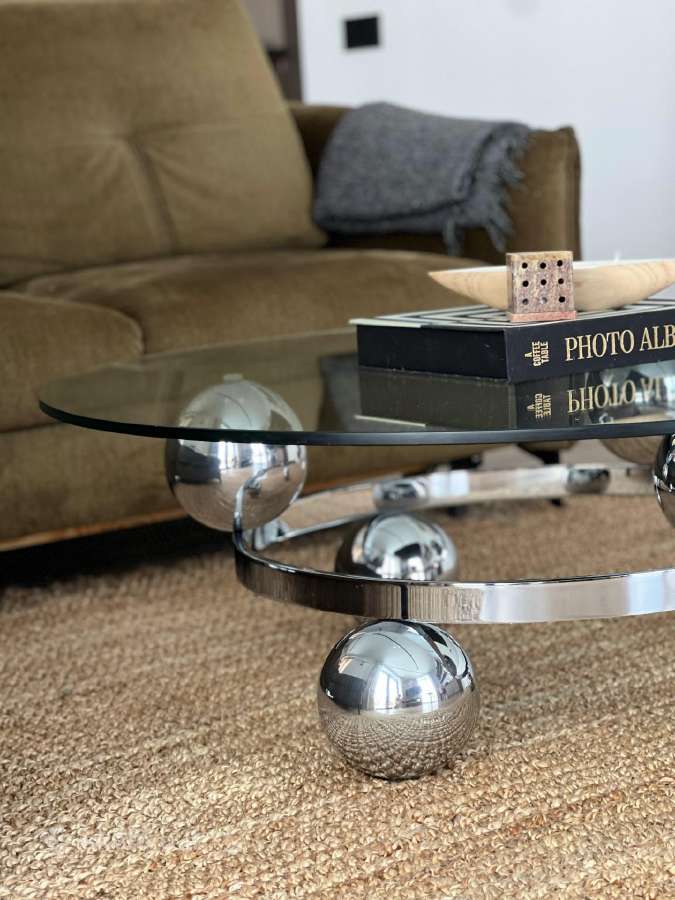 Spage Age Modern 1960s round Coffee table - nuotraukos Nr. 2