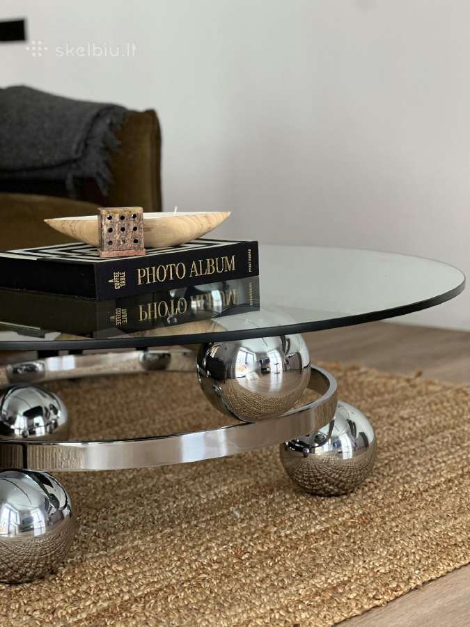 Spage Age Modern 1960s round Coffee table - nuotraukos Nr. 3