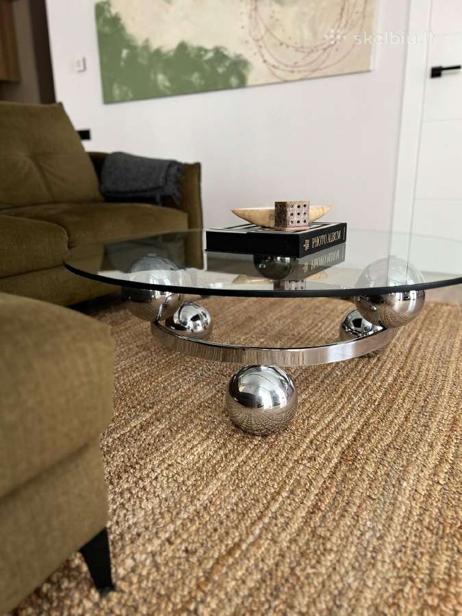 Spage Age Modern 1960s round Coffee table - nuotraukos Nr. 4