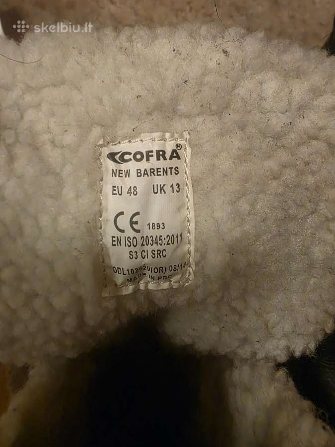 „Cofra New Barents S3“ darbo batai. - nuotraukos Nr. 5