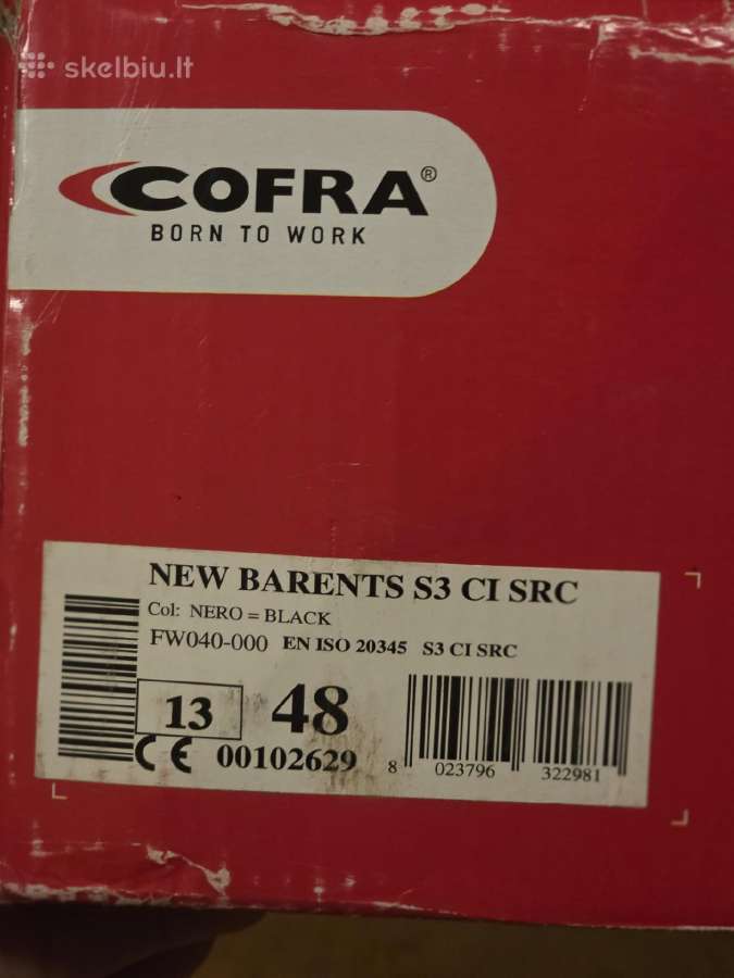 „Cofra New Barents S3“ darbo batai. - nuotraukos Nr. 6