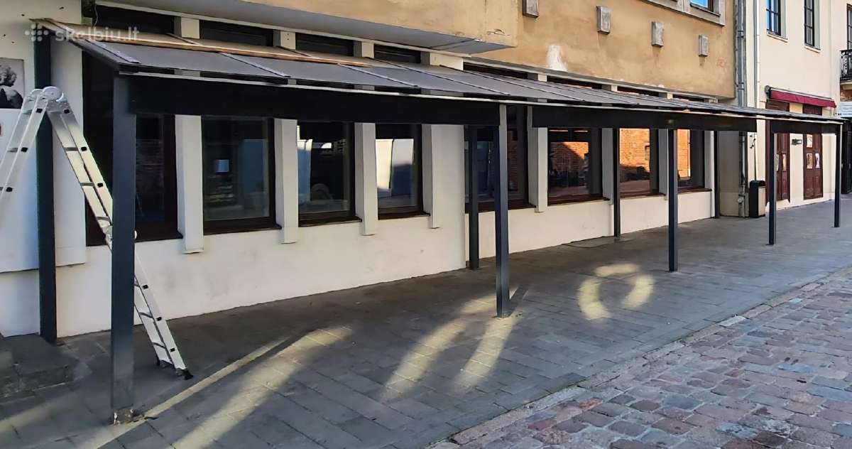 Pigiai parduodu naudota metaline stogine