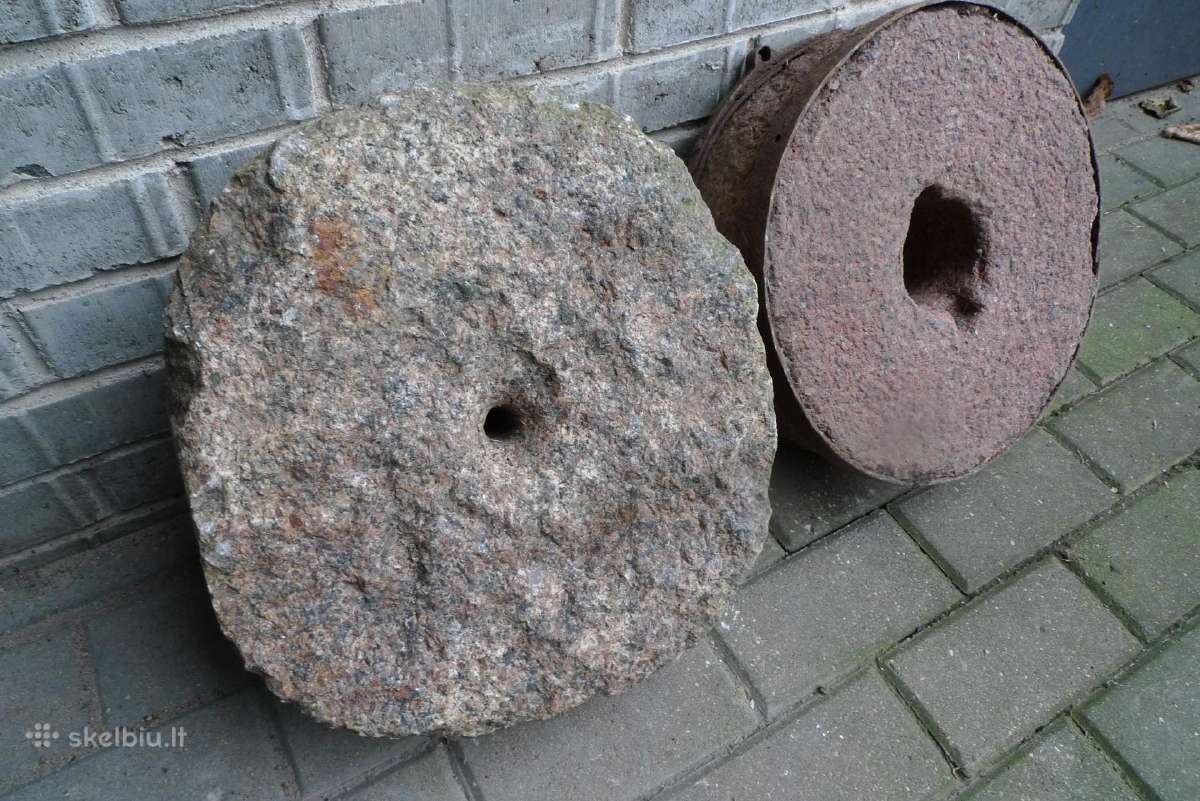 Antikvarinių autentiškų girnų komplektas - nuotraukos Nr. 3