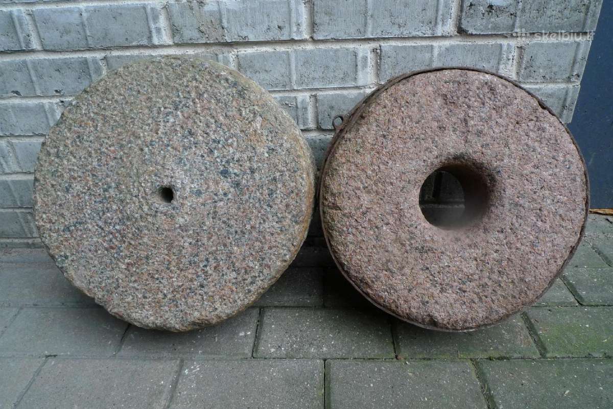 Antikvarinių autentiškų girnų komplektas - nuotraukos Nr. 6