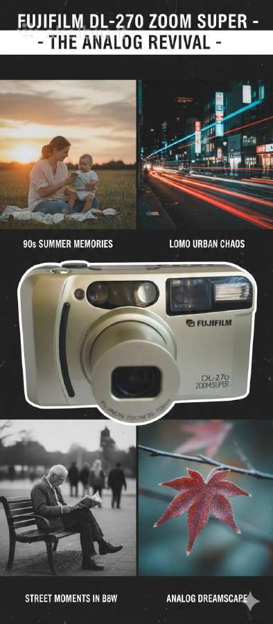 Retro perliukas: Fujifilm Dl-270 Zoom Super