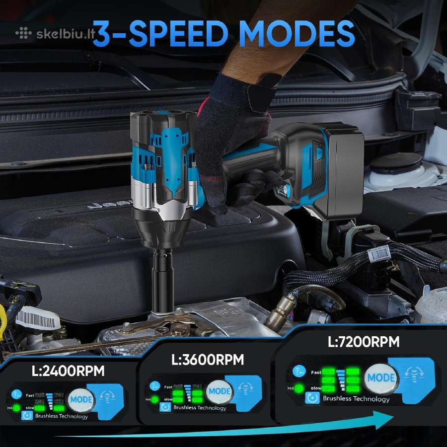 Galingas atitinka Makita Dtw700 - nuotraukos Nr. 12