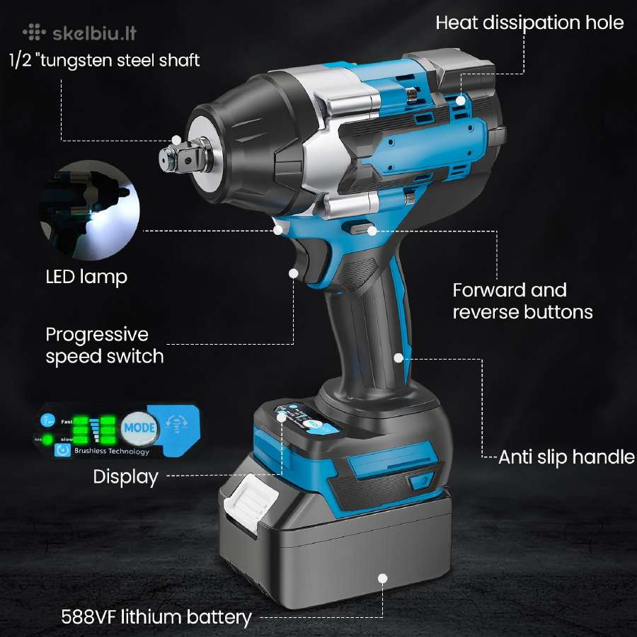 Galingas atitinka Makita Dtw700 - nuotraukos Nr. 14