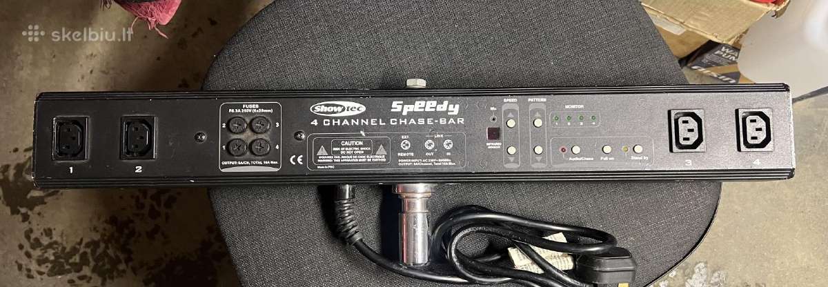 Showtec Speedy 4 kanalų šviesų kontroleris