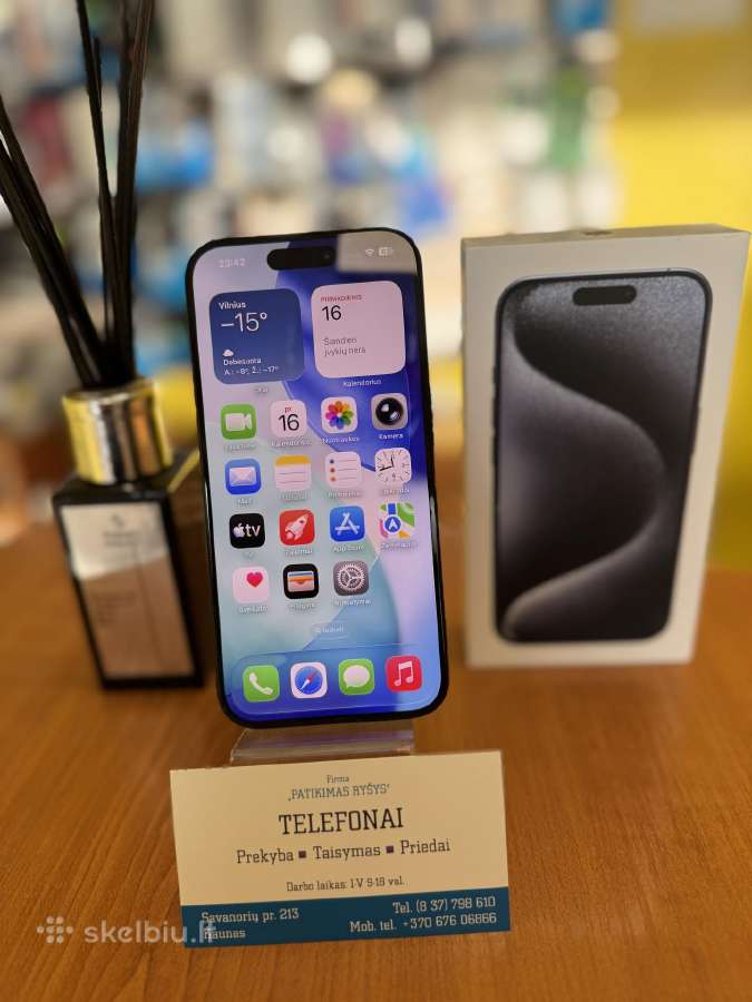 iPhone 15pro 512gb Natural Titan Su Garantija