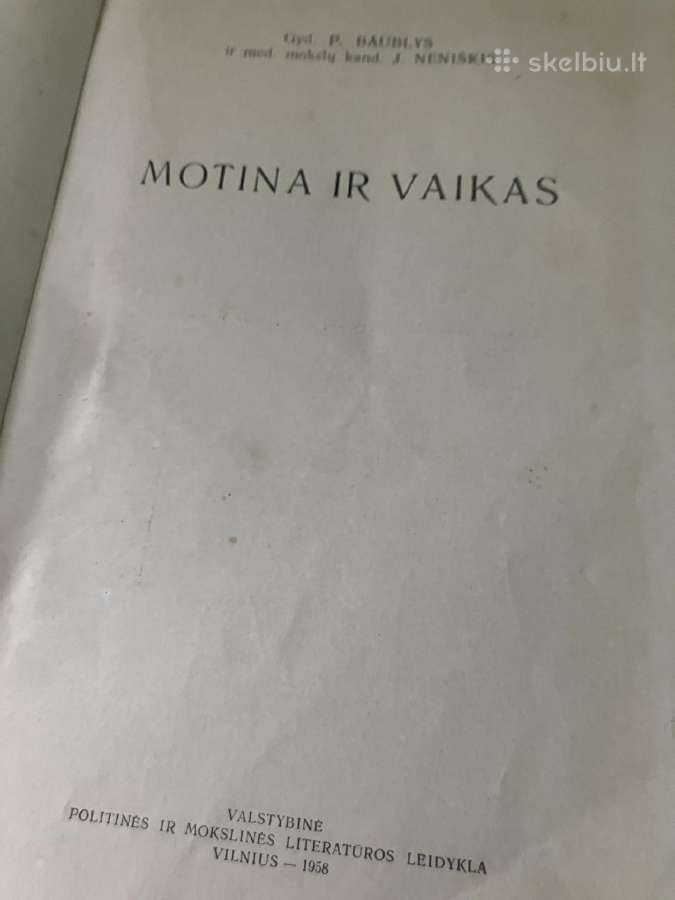 Knyga Motina ir vaikas - nuotraukos Nr. 2