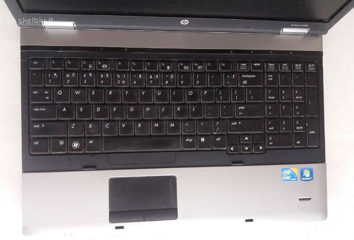 Hp Probook 6540b - nuotraukos Nr. 15