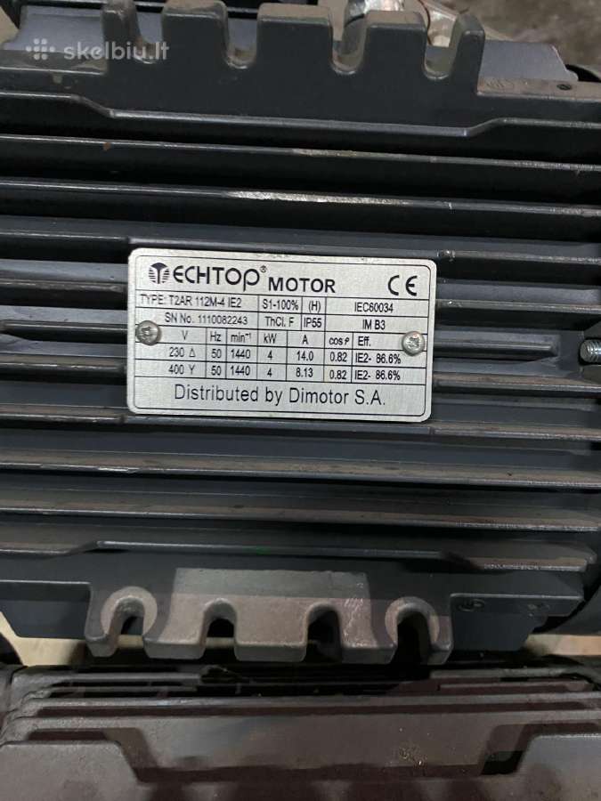 Parduodu naujus elektros variklius