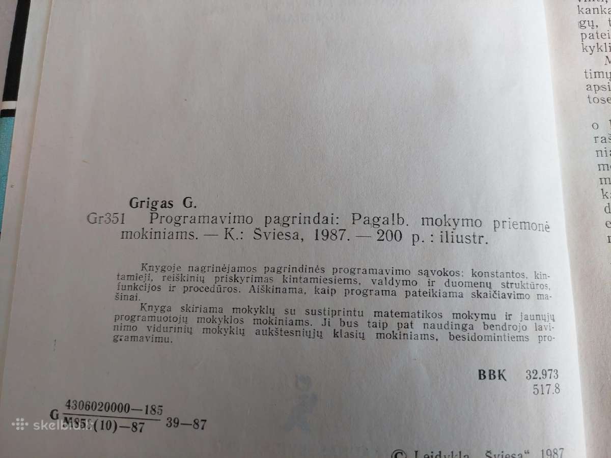 Programavimo pagrindai - nuotraukos Nr. 3