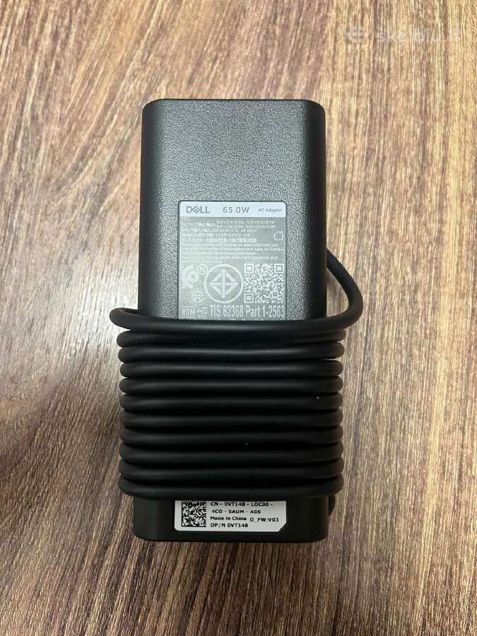 Naujas Dell pakrovėjas 65w Usb-c - nuotraukos Nr. 3