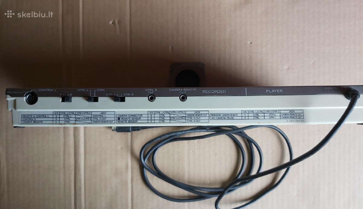 Sony video Rm-e100v - nuotraukos Nr. 3