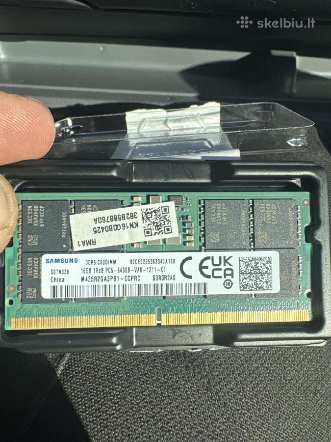 Parduodu RAM Samsung 16gb 6400 MHz Ddr5