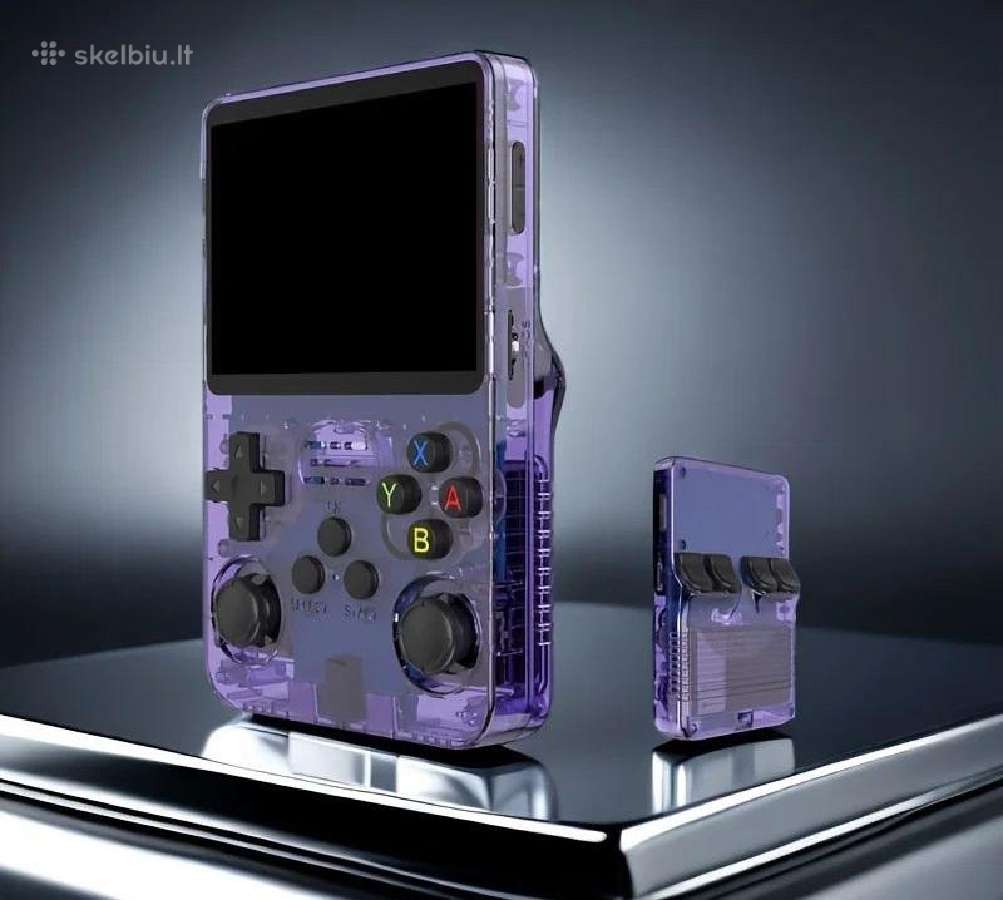 Retro žaidimų konsolė R36s 64gb 128gb paruošta