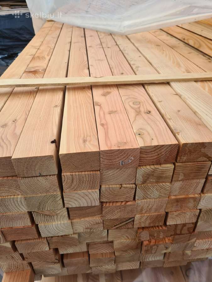 Maumedžio terasinės lentos I-beam dvitėjės sijos - nuotraukos Nr. 3
