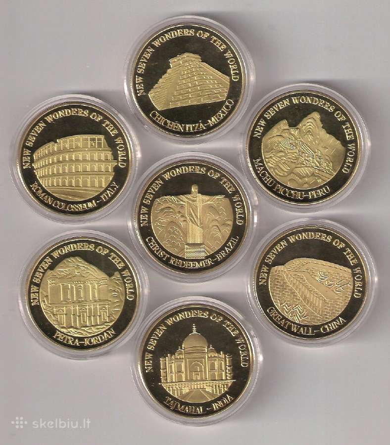 2007 „Septynių pasaulio stebuklų“ proginės monetos