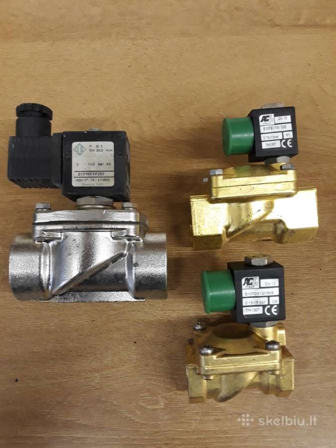 Solenoidiniai vožtuvai D25.