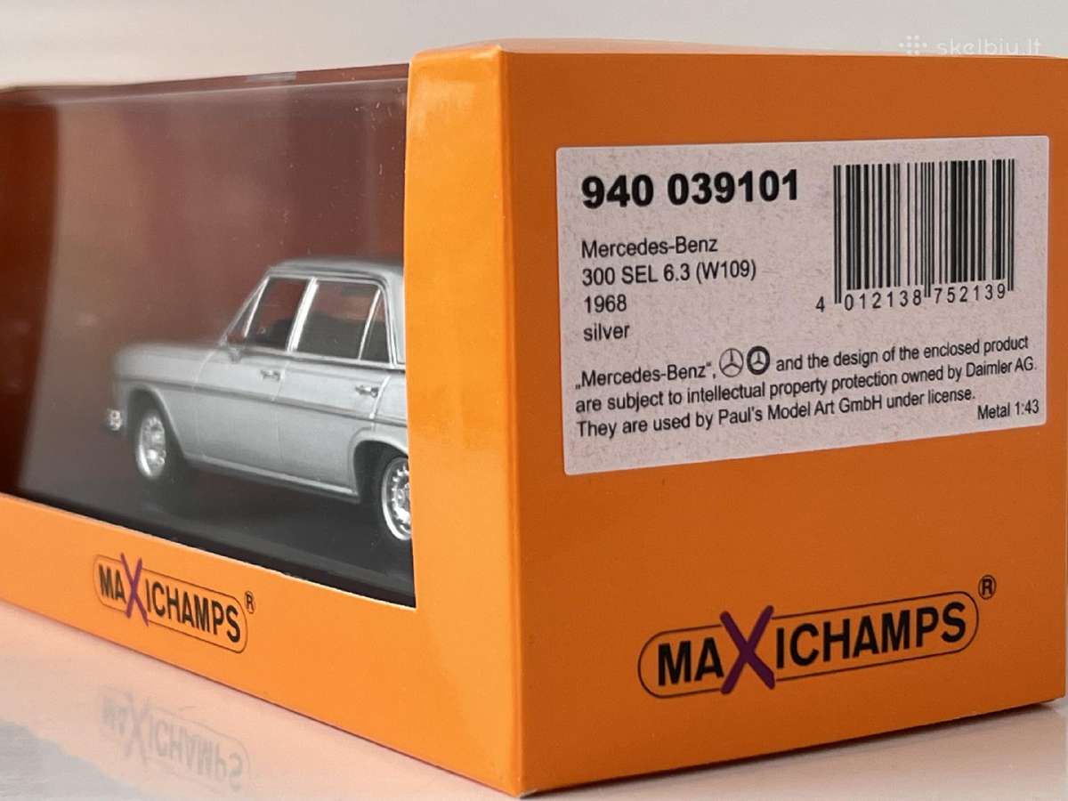 Mercedes Benz 300 Sel 1:43 - nuotraukos Nr. 7