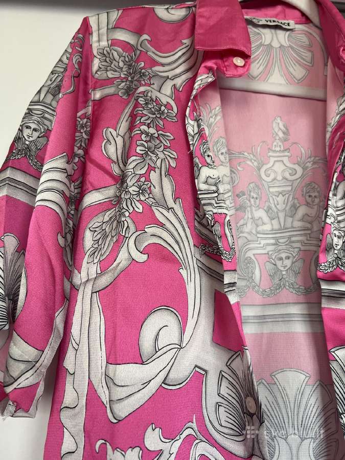Rožiniai Versace/fendi firminiai marškinukai - nuotraukos Nr. 2