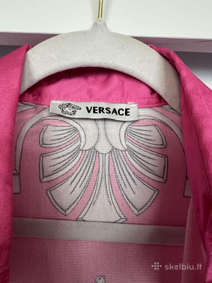Rožiniai Versace/fendi firminiai marškinukai - nuotraukos Nr. 3