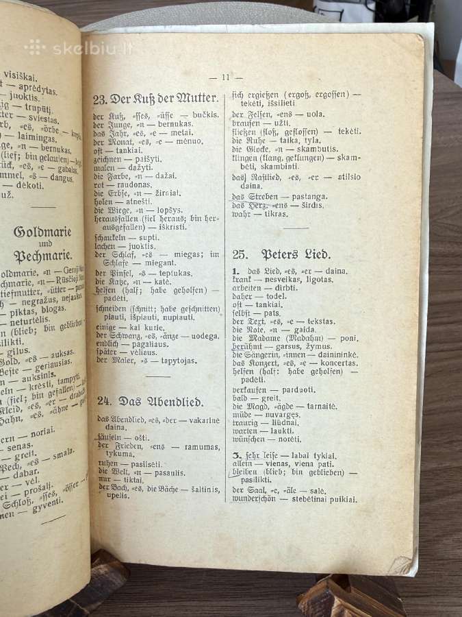 Vokiškai- lietuviškas žodynas 1926 m. - nuotraukos Nr. 4