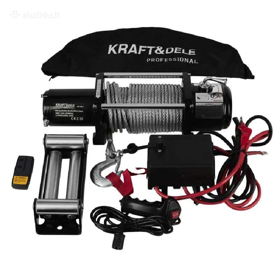 Elektrinės traukimo gervės automobiliui (12 V) - nuotraukos Nr. 3