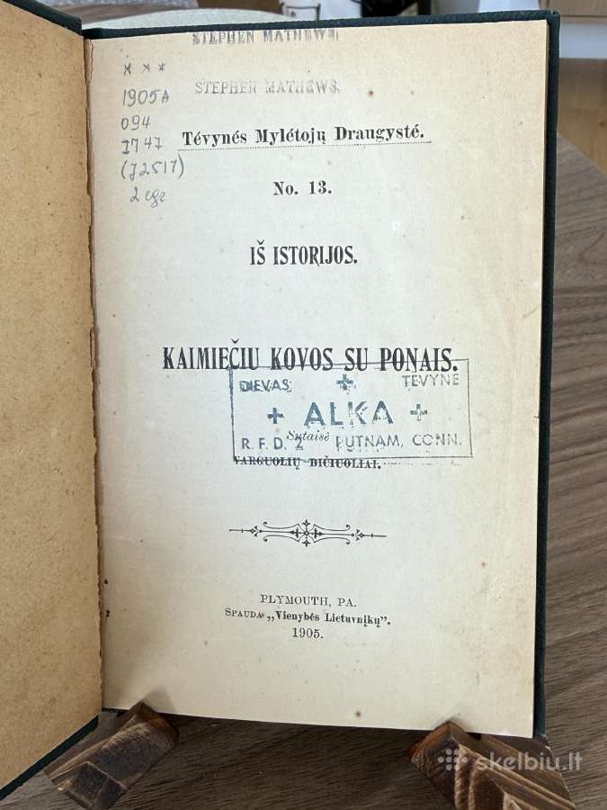 Iš istorijos. Kaimiečių kovos su ponais. 1905 m.