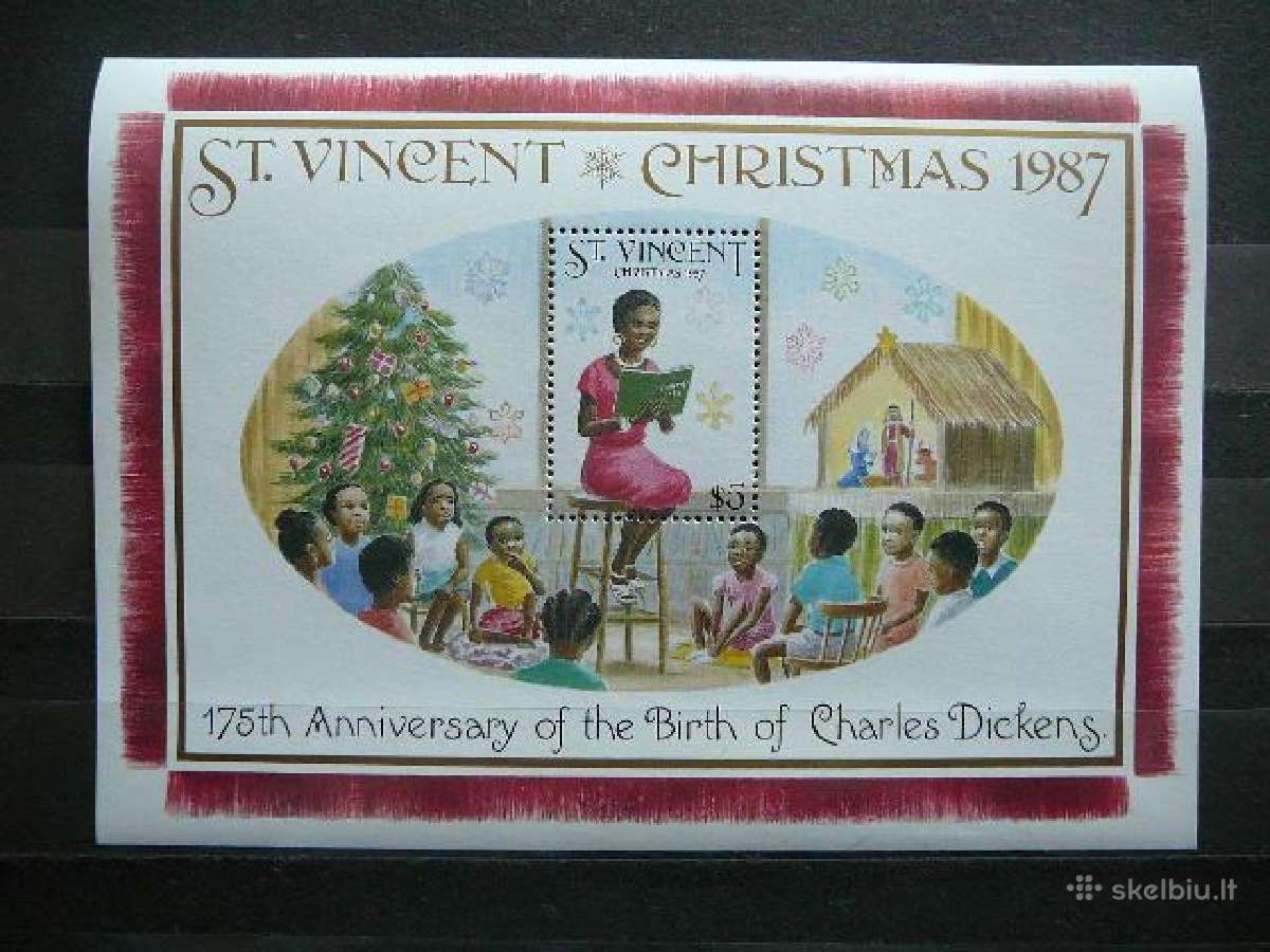 Sventos Kaledos St. Vincent 1987 Mnh stv97