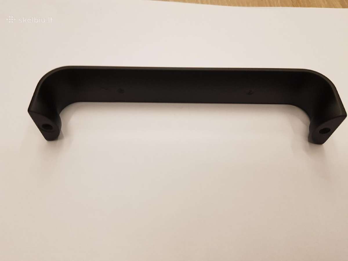 Rankenėlės naujos juodos metal.12,8cm.tarp skylių - nuotraukos Nr. 5