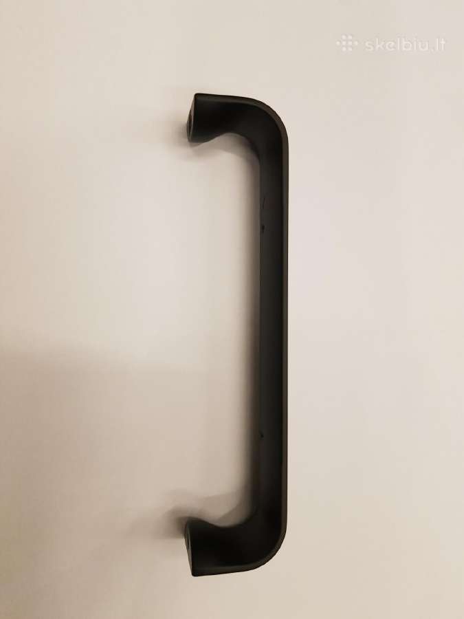 Rankenėlės naujos juodos metal.12,8cm.tarp skylių - nuotraukos Nr. 6