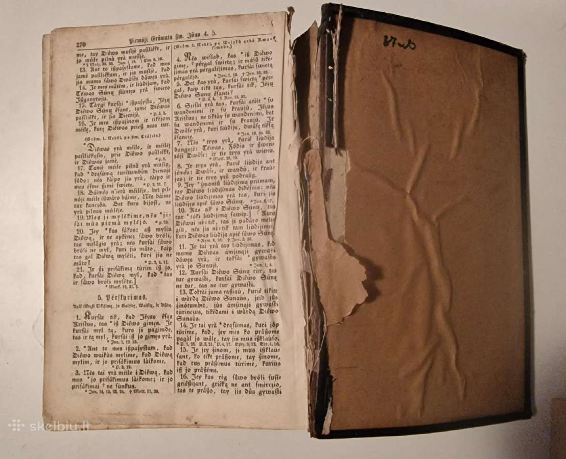 Lietuviška antikvarinė biblija - nuotraukos Nr. 4