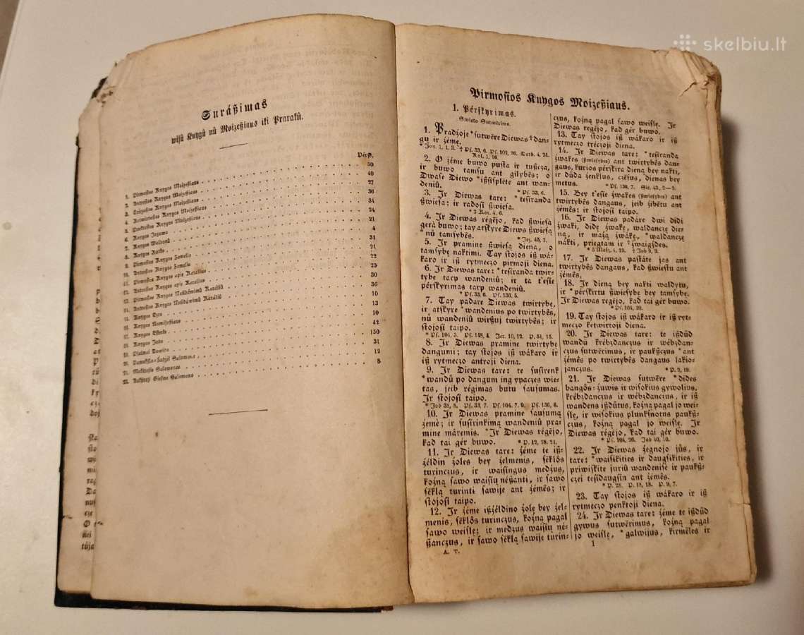 Lietuviška antikvarinė biblija - nuotraukos Nr. 5