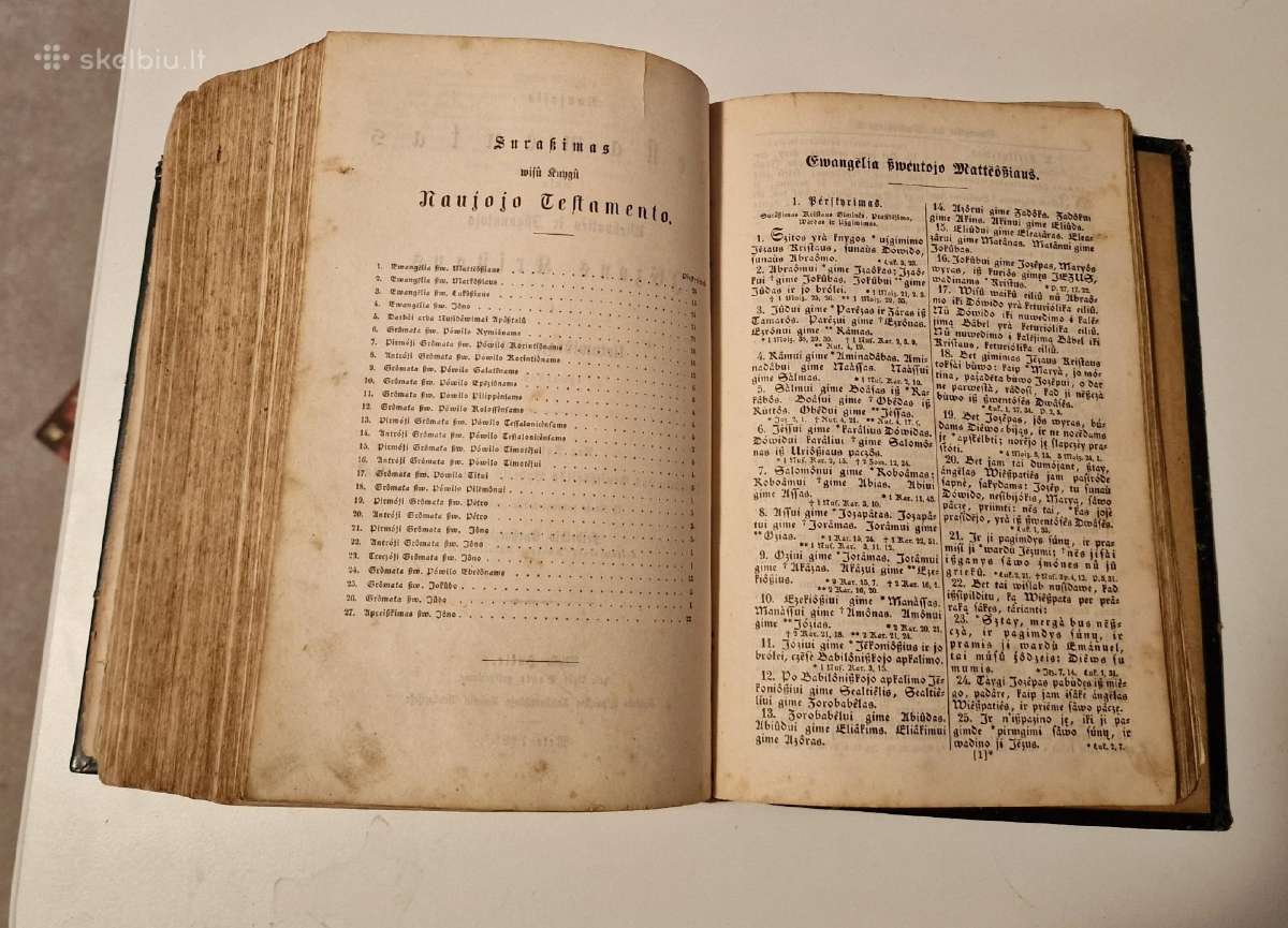 Lietuviška antikvarinė biblija - nuotraukos Nr. 8