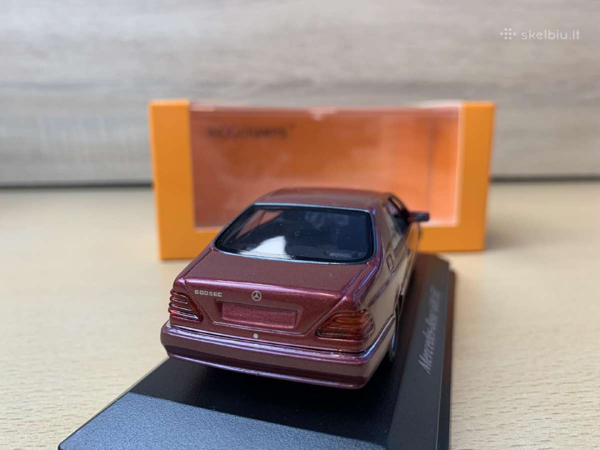 Mercedes-benz 600 Sec Coupe, 1992 1:43 Maxichamps - nuotraukos Nr. 3