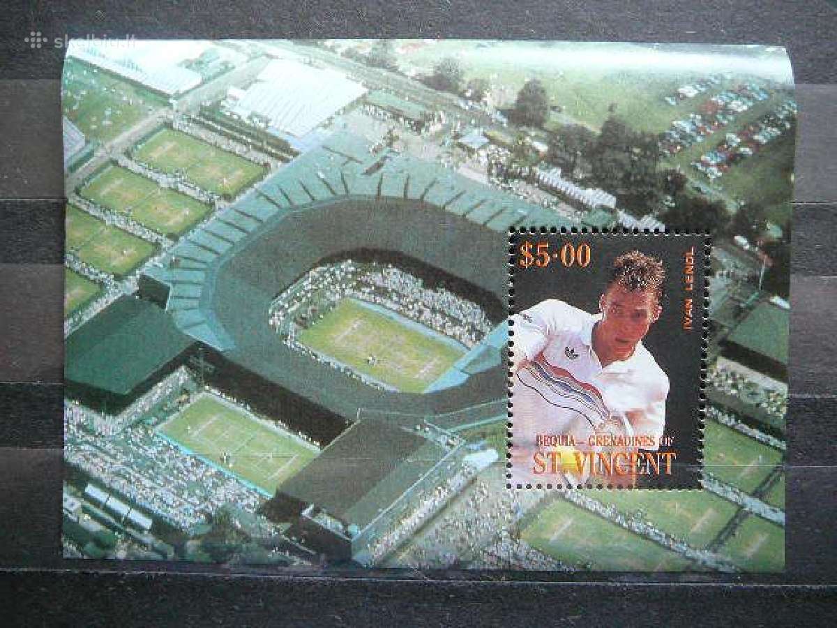 Tenisas I. Lendl St. Vincent 1988 svarus stv39