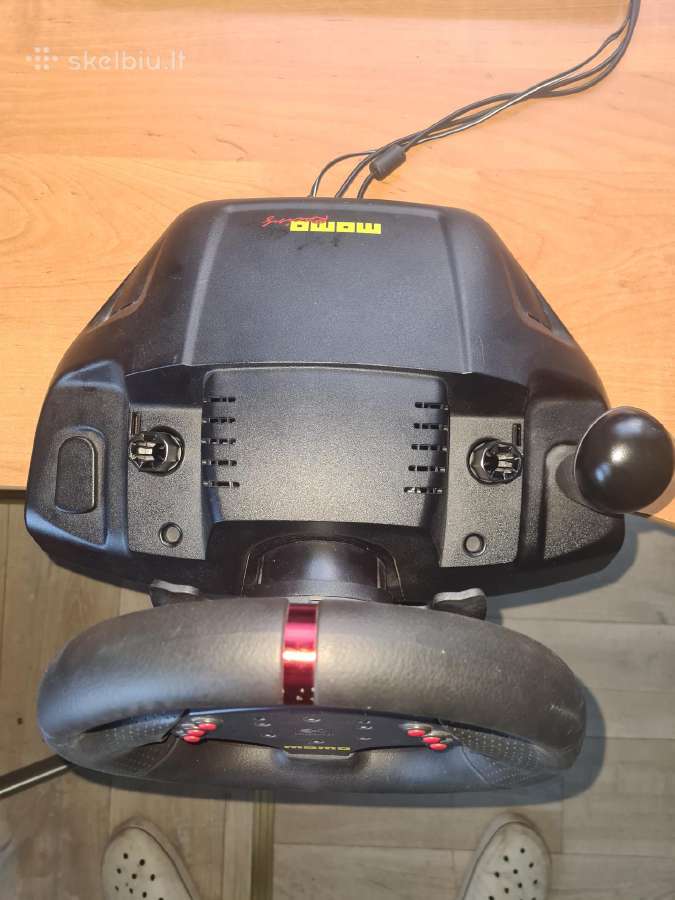 Parduodu žaidimų vairą Logitech momo Reising. - nuotraukos Nr. 2