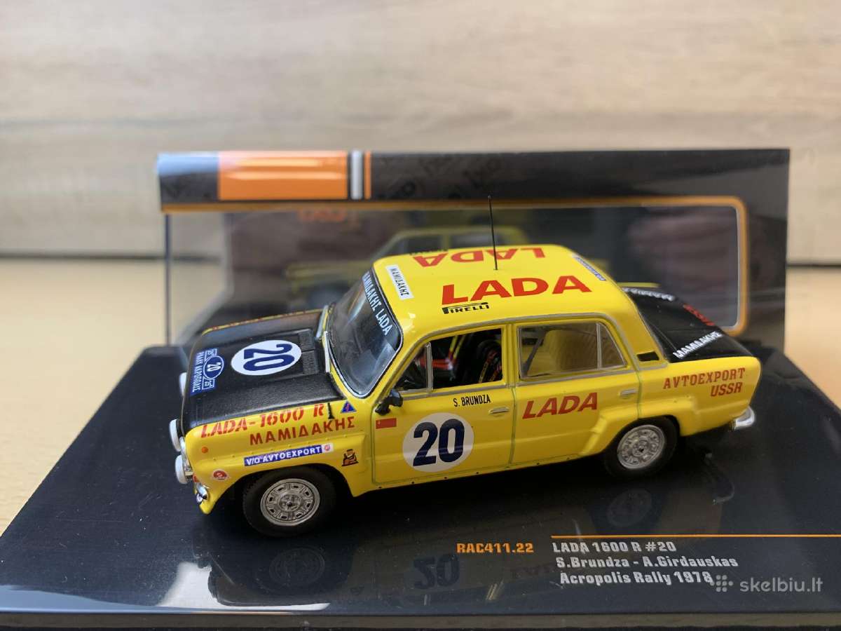 Lada 1600 R, No.20, Brundza/girdauskas, 1978 1:43