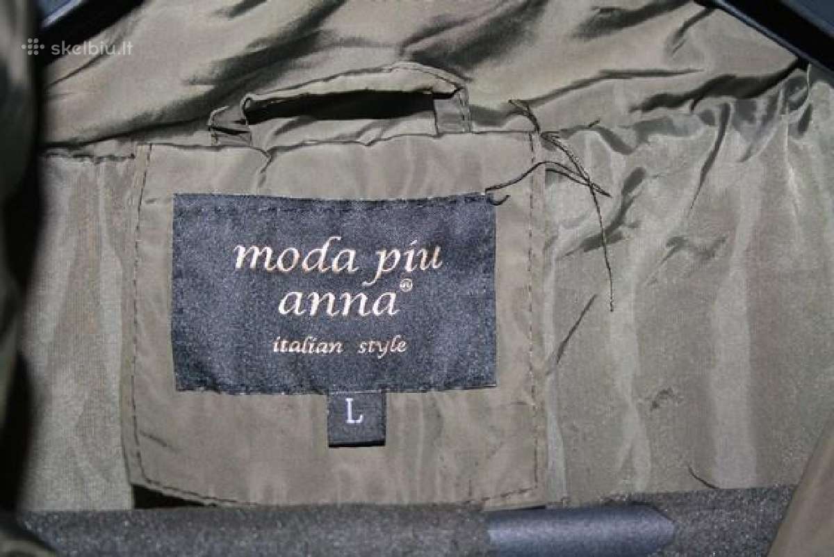 Parduodu moteriška Moda piu anna paltą L dydžio. - nuotraukos Nr. 3