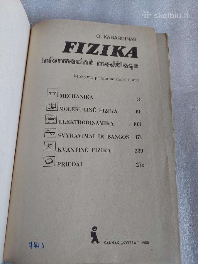 Fizika. Informacinė medžiaga - nuotraukos Nr. 2