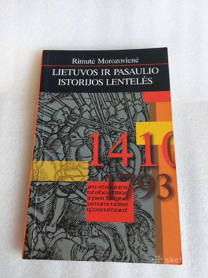 Lietuvos ir pasaulio istorijos lentelės
