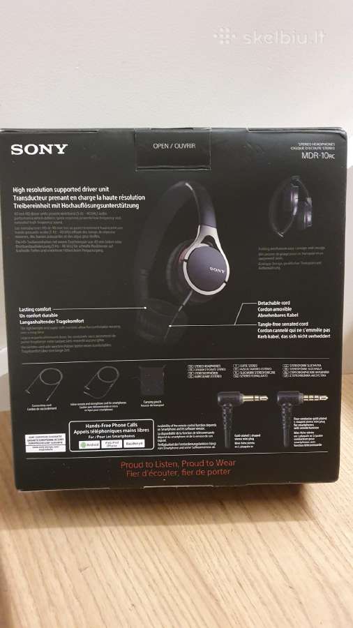 Sony Mdr 10rc - nuotraukos Nr. 2