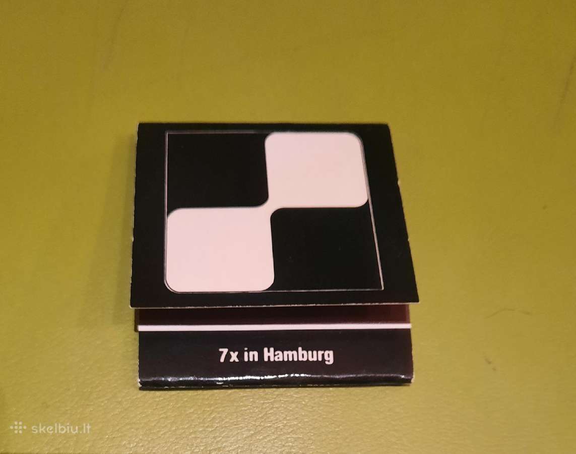 Degtukų dėžutė knygelė 7 Hamburg