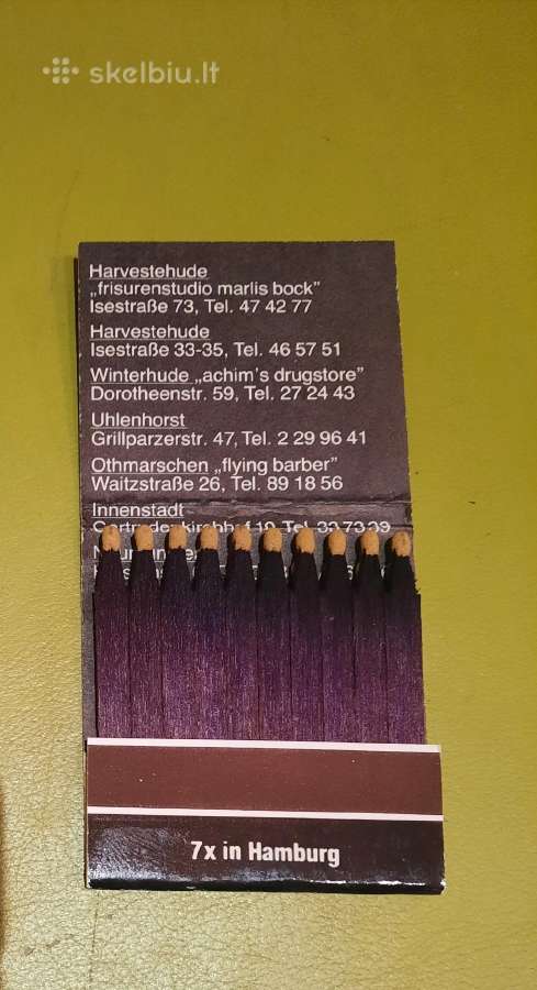 Degtukų dėžutė knygelė 7 Hamburg - nuotraukos Nr. 2