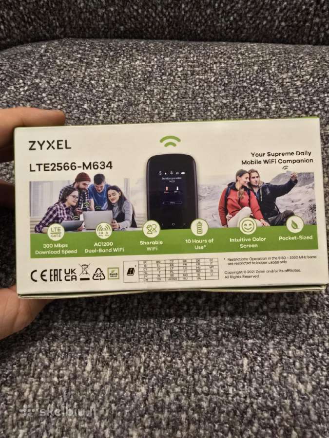 Zyxel Lte2566-m634 4G nešiojamas modemas - nuotraukos Nr. 2