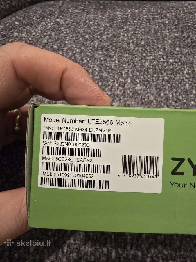 Zyxel Lte2566-m634 4G nešiojamas modemas - nuotraukos Nr. 4