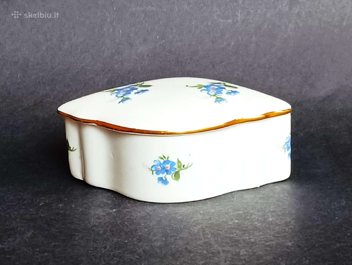 Porcelianas dėžutė papuošalams " Crown 1877" Vokie
