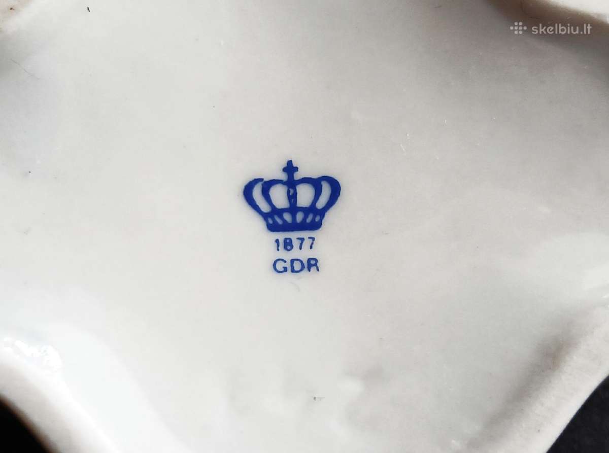Porcelianas dėžutė papuošalams " Crown 1877" Vokie - nuotraukos Nr. 7